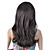  Capless Long High Quality Synthetic Dark Brown Curly Hair Wig