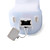  MotionPlus adapter + siliconen hoesje wii / wii u remote (wit)