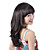  Capless Long High Quality Synthetic Dark Brown Curly Hair Wig