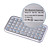  mini tastiera Bluetooth senza fili per ipad / iphone (argento)