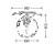  Chrome Finish Mini K9 Crystal Ceiling Light (8 PCs)