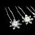  Gorgeous Rhinestones Wedding Bridal Pins/ Flowers,4 Pieces Per Lot