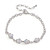  la mode cz zircon cubique et laiton avec bracelet plaqué platine (0801-hyb0043)
