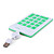  Portable 18-key Silicone numerical keypad with retractable USB cable