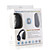  Sporty MP3 Player Stereo Headphones + FM Radio (Black)