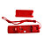  Remote Plus Controller mit Silikonhülle für Wii / Wii u (rot)