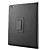  Protective Hard PU Leather Case + Stand for iPad 2/3/4 (Black)
