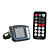  1,7 "LCD Auto mp3-/mp4-Player FM-Transmitter mit IR-Fernbedienung - Schwarz (sd / usb / MMC)