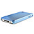  Protective Plastic Plating Backside Case for iPhone 4 Blue