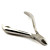  rustfrit Stee manicure kit (5pcs-rose rød)
