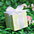  sage champs boîte de faveur d'impression (jeu de 12)