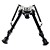  21cm universele stalen geweer bipod voor geweren (universele mount) s8606 (11190303)