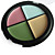  Natural Finish Concealer Makeup Palette NO.4 (4 Colors)