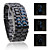  Cobra Edition Unisex Blaues LED Licht Sport Uhr (Schwarz)