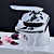  Contemporary Waterfall Bathroom Sink Faucet (Chrome Finish)