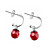  moderne 925 sterling zilver / strass met platina plating oorbellen