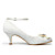  tacones de raso medio superior cerrado de los pies con zapatos de raso de novia de flores nupcial (aj8950)