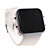  Unisex Silicone Style Sports Red LED Wrist Watch (White)
