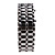  Black Metal Strip Digital Lava Style Iron Sport Mens Red LED Faceless Wrist Watch