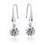  925 Sterling Silver With Platinum Plating Earrings