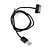  usb2.0 mini cabo de sincronização para iPod, iPad e iPhone (comprimento de 1m, preto)