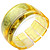  pulseira de design do futuro relógio de pulso LED azul - amarelo