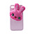  Protective Back Case w/ Cutey Rabbit Sticked on Back for iPhone 4