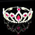  lega bella con strass tiara wedding bridal / copricapo