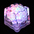  Diamond Ice Cube Shaped Colorful LED Light for Party Event