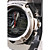  Orologio unisex automatico, analogico, multi-funzione, cinturino in silicone - Nero