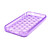  Protective Soft Silica Gel Transparent Case for iPhone4G (Purple)
