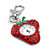  femmes à la mode de la fraise PC de quartz trousseau veille (rouge)
