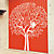  Big Tree and Owl Wall Stickers (1985-D5)