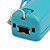  2 en 1 Manette MotionPlus et Nunchuk + Etui pour Wii - Bleu