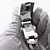  femmes à la mode de montre bracelet à quartz pc avec une bande en alliage argentées