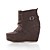  Wildleder Keilabsatz Stiefeletten mit Quaste Flitterwochen Schuhe