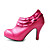 gamuza cono botines talón con volantes zapatos de fiesta / noche, más colores disponibles