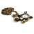 Stainless Steel Pocket Watch with Chain