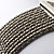  Damen silbernen Schmuck Armband mit Tschechischen Diamanten Dekor (Weiß)