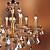  Vintage  Crystal Chandelier with 6 Lights