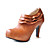  gamuza cono botines talón con volantes zapatos de fiesta / noche, más colores disponibles