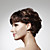  Capless 100% Human Hair Short Curly Hair Wig 5 Colors To Choose