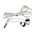  3.5mm stereo pruim mode-stijl hoofdtelefoon voor mp3 mp4 mp5