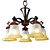 Antique Inspired Chandelier with 5 Lights