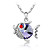 Fish Design Crystal Necklace