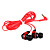  3.5mm stereo mode vlakke lijn in-ear hoofdtelefoon