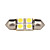  4 LED 5050 signal lumineux voiture tournant - blanc