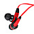  3.5mm stereo mode vlakke lijn in-ear hoofdtelefoon