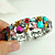  Bracelet coloré flore