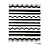  6 Nail Art Stickers French Style White/Black/Pin​k Lace